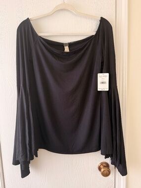Free People Bell Sleeve Top